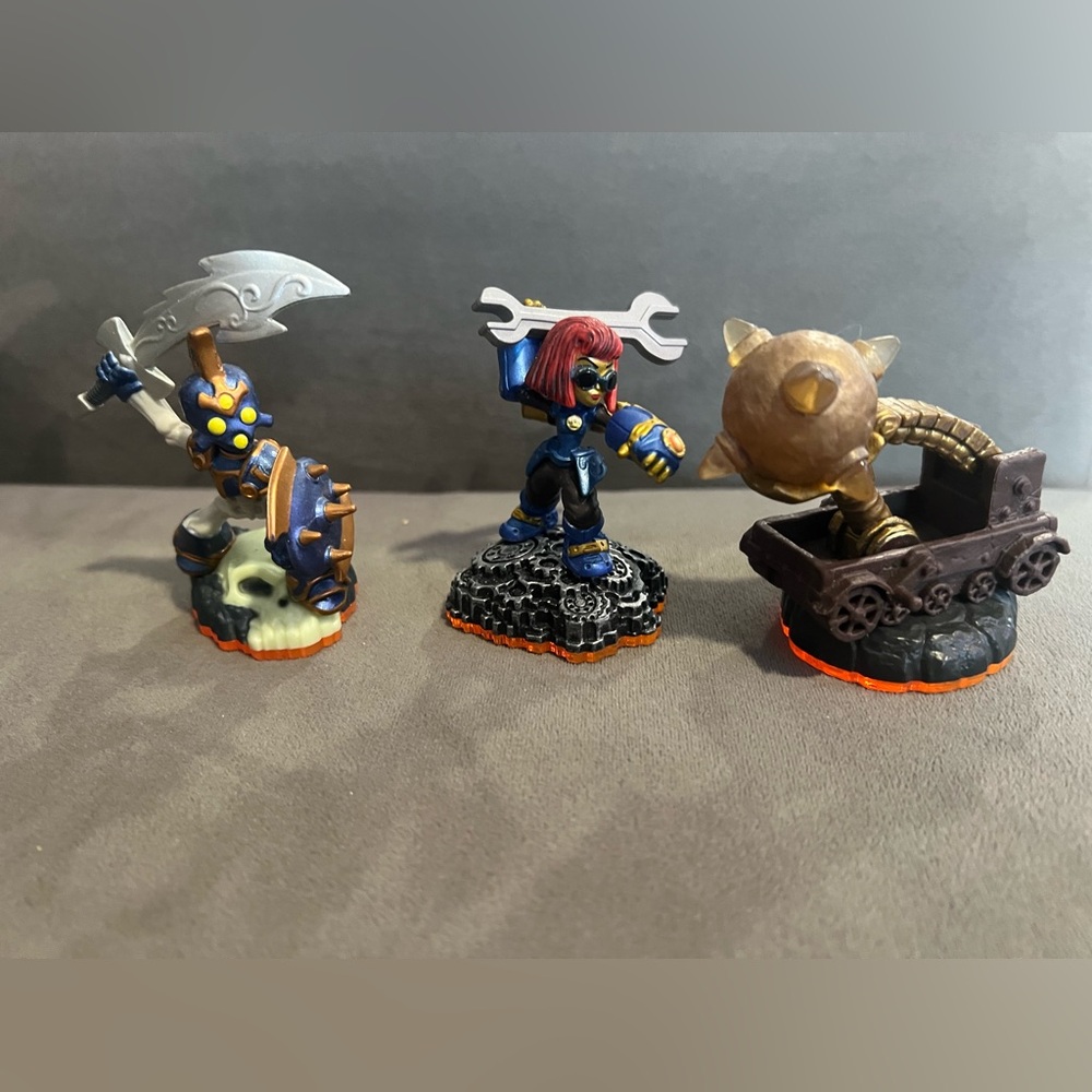 Activision Skylanders Giants figures Chop Chop, Sprocket, Scorpion Striker